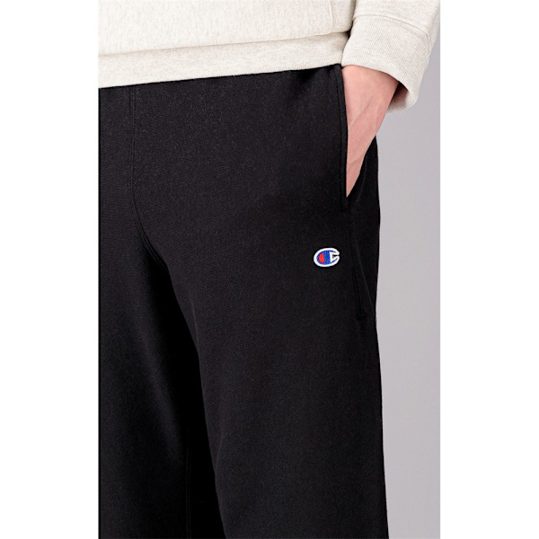 Housut Champion Reverse Weave Ribbed Cuffs Mustat 173 - 177 cm/S
