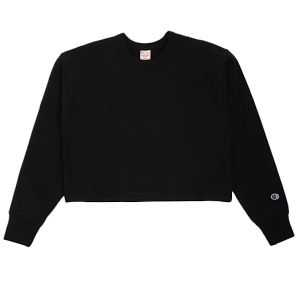Puserot je Fleecet Champion Cropped Reverse Weave Mustat 168 - 172 cm/M