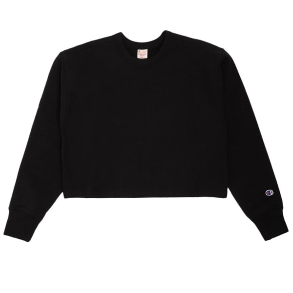Sweatshirts Champion Cropped Reverse Weave Svarta 168 - 172 cm/M
