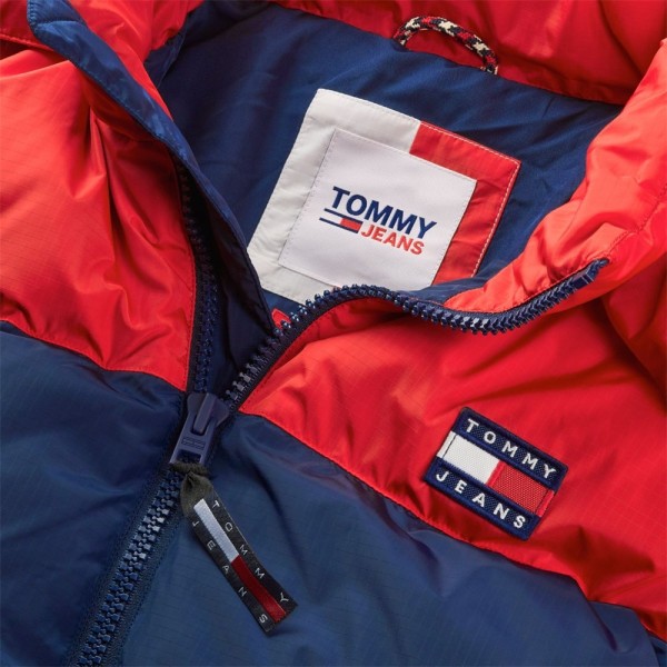 takki Tommy Hilfiger TJM PADDED SOLID CHICAGO Punainen,Tummansininen 179 - 183 cm/L