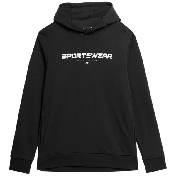 Sweatshirts 4F SS23TSWSM266 Svarta 179 - 182 cm/L