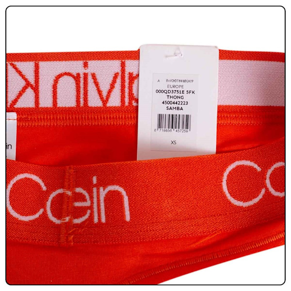 Majtki Calvin Klein 000QD3751E5FK Rød XS