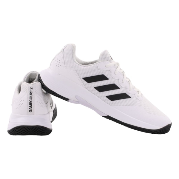 Puolikengät Adidas Gamecourt 2 Valkoiset 44