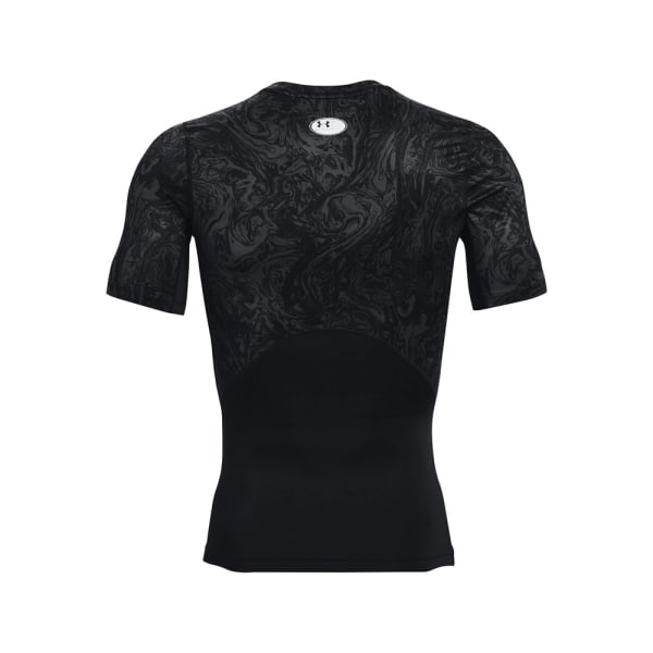 T-paidat Under Armour HG Armour Comp Print SS Mustat 173 - 177 cm/S