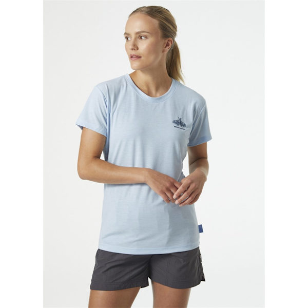 T-paidat Helly Hansen W Skog Recycled Graphic Tee Vaaleansiniset 174 - 178 cm/XL