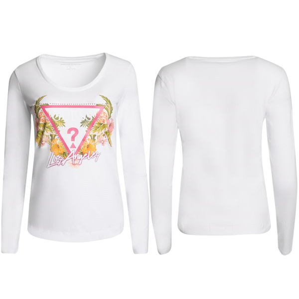 T-paidat Guess W3GI48J1314 G011 Valkoiset 158 - 162 cm/XS