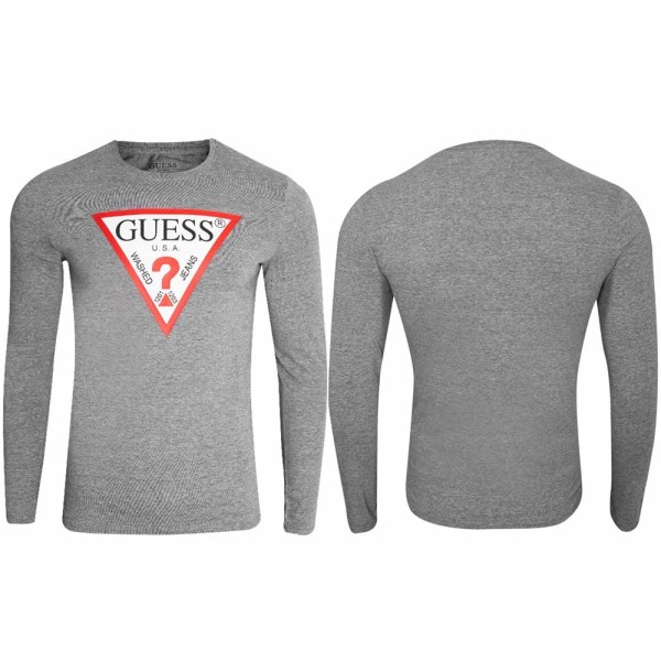 T-shirts Guess Original Logo Grå 178 - 182 cm/M