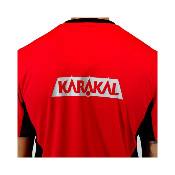 T-paidat Karakal Pro Tour Tee Punainen 188 - 192 cm/XL