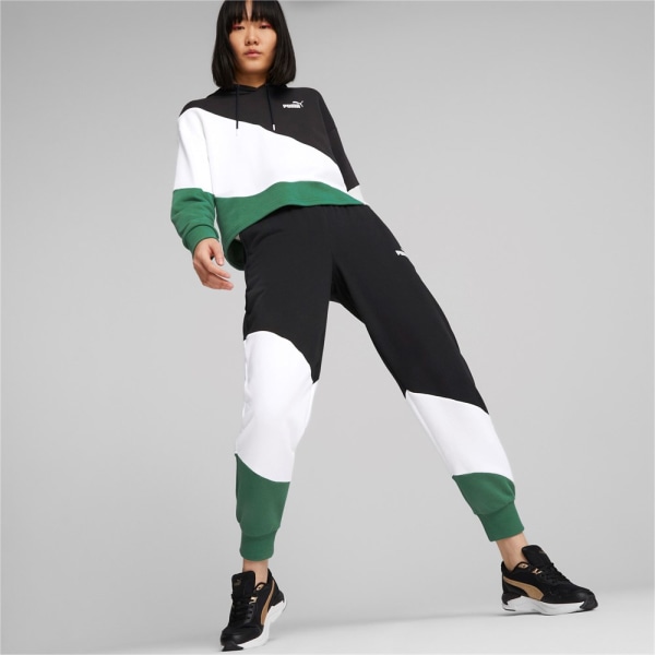 Puserot je Fleecet Puma Power Cat Hoodie Mustat,Vihreät,Valkoiset 170 - 175 cm/M