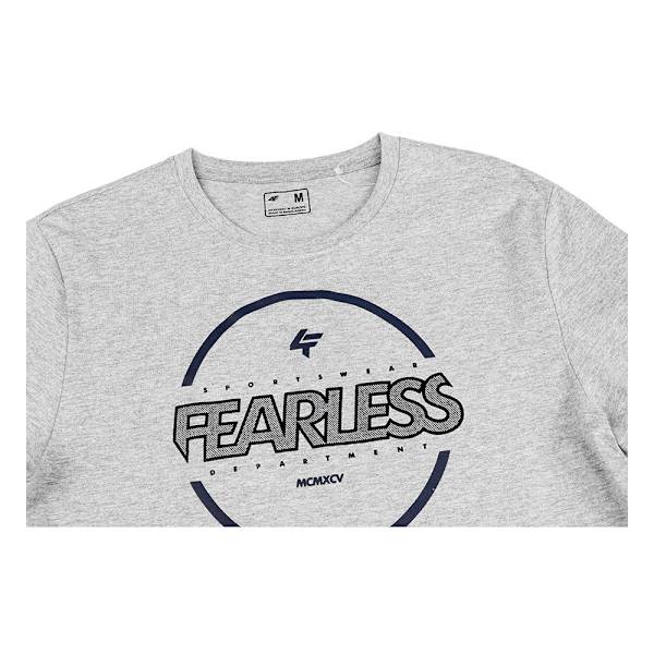 T-shirts 4F TSM015 Grå 182 - 185 cm/XL