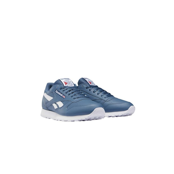 Lågskor Reebok CL Lthr Vit,Blå 39