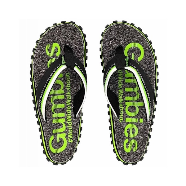 Flip-flops Gumbies Cairns Sort,Grøn 42