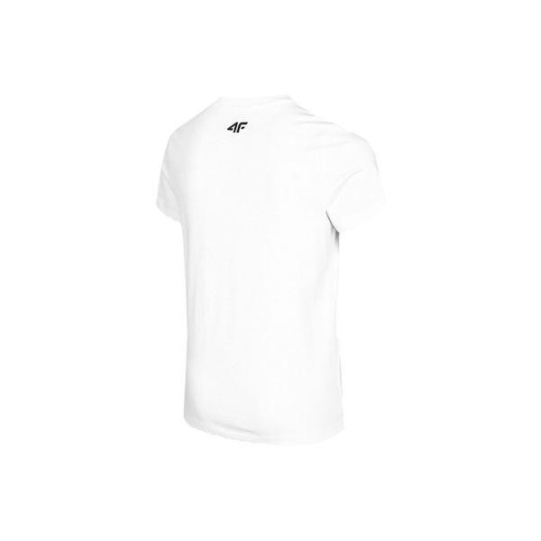 T-paidat 4F JTSM005 Valkoiset 122 - 127 cm