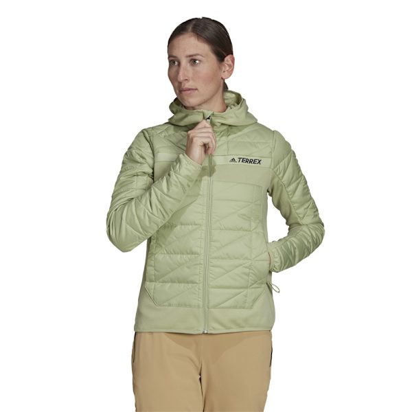Jakker Adidas Terrex Multi Primegreen Hybrid Insulated Grøn 164 - 169 cm/M