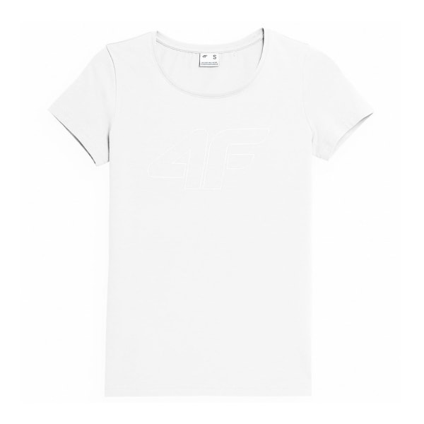 Shirts 4F SS23TTSHF58310S Vit 182 - 185 cm/XL