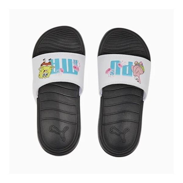 Tofflor Puma X Spongebob Popcat 20 Ps Svarta,Vit 32