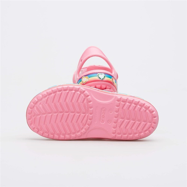 Sandaalit Crocs Fun Lab Rainbow Sandal Kids Vaaleanpunaiset 20