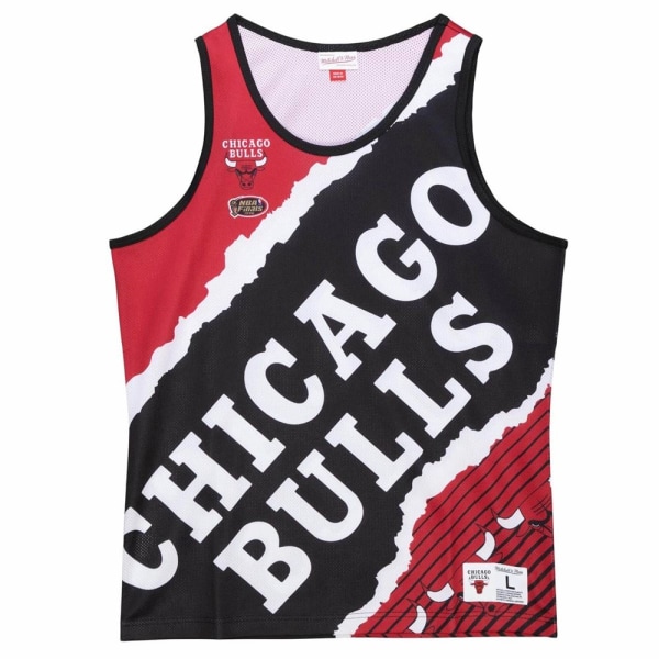 Shirts Mitchell & Ness Nba Chicago Bulls Jumbotron Röda,Svarta 193 - 197 cm/XXL