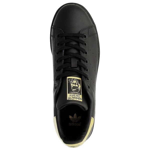 Kondisko Adidas Stan Smith J Sort,Guld 36
