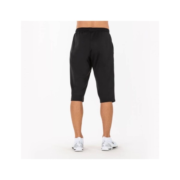 Byxor Joma Capri Fleece Svarta 164 - 169 cm/S