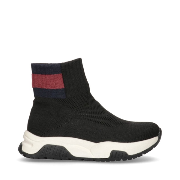 Sko Tommy Hilfiger Sock Sneaker Sort 38