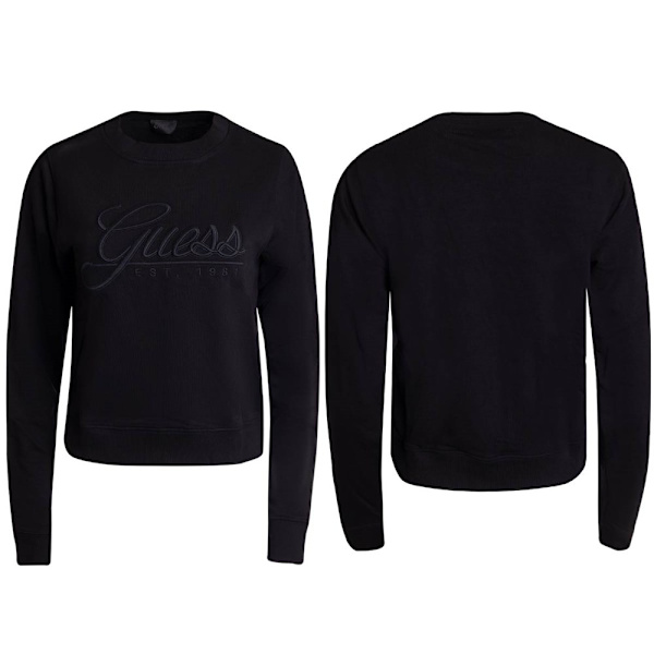 Puserot je Fleecet Guess W3GQ12KBK32JBLK Mustat 158 - 162 cm/XS
