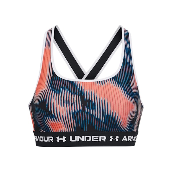 T-paidat Under Armour Ua Crossback Mid Print Tummansininen,Oranssin väriset 163 - 167 cm/S