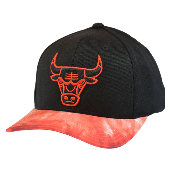 Mössar Mitchell & Ness Nba Tie Dye Chicago Bulls Röda,Svarta Produkt av avvikande storlek