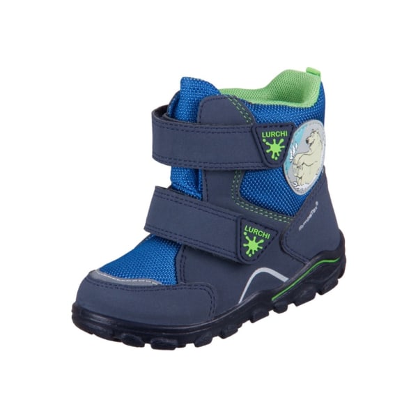 Snowboots Lurchi Kalle Dark Blue Applegreen Textil Blå 22