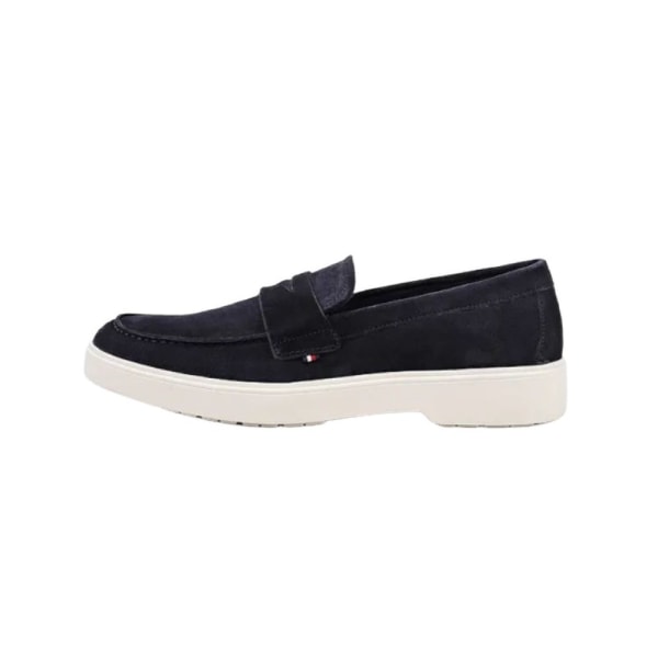 Mokkasiner Tommy Hilfiger Trendy Lightweight Suede Loafer Flåde 44