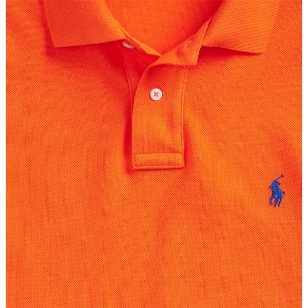 T-shirts Ralph Lauren Polo Custom Slim Mesh Orange 168 - 172 cm/XS