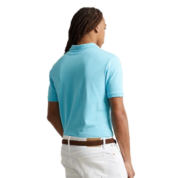 Shirts Ralph Lauren Polo Custom Slim Mesh Blå 168 - 172 cm/XS