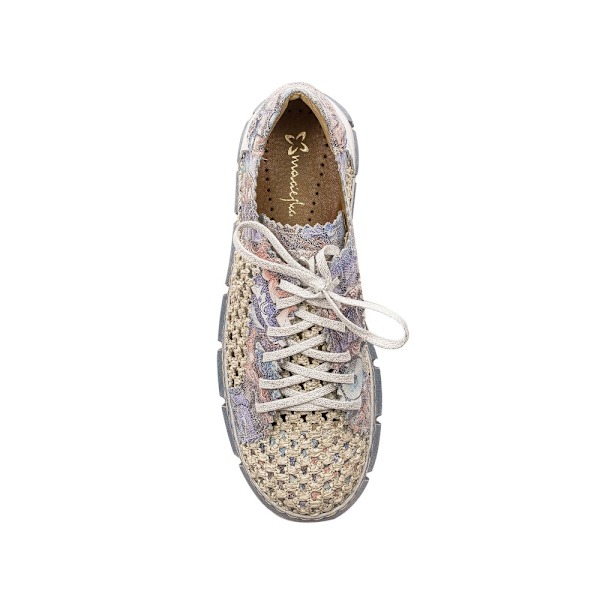Sneakers low Maciejka 0585006001 Gul,Flåde 41
