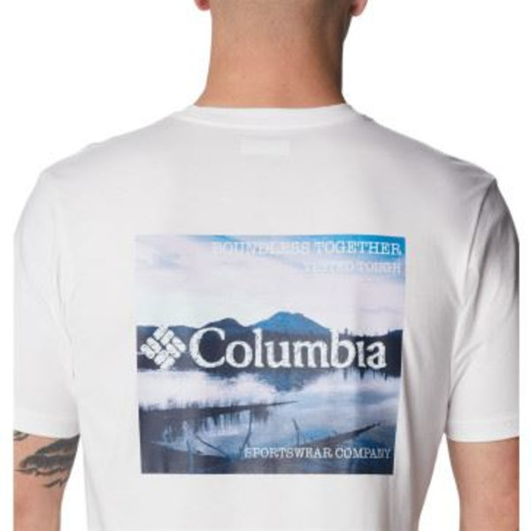 Shirts Columbia Rapid Ridge Back Graphic Tee Ii Vit 178 - 182 cm/M