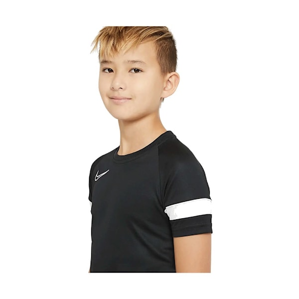 Shirts Nike JR Drifit Academy 21 Svarta 168 - 172 cm/XS