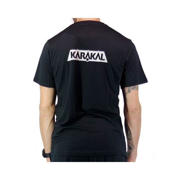 T-shirts Karakal Pro Tour Tee Sort 173 - 177 cm/S