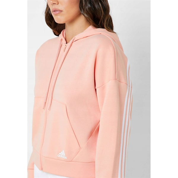 Puserot je Fleecet Adidas W Must Have 3S DK HD Vaaleanpunaiset 147 - 151 cm/XXS