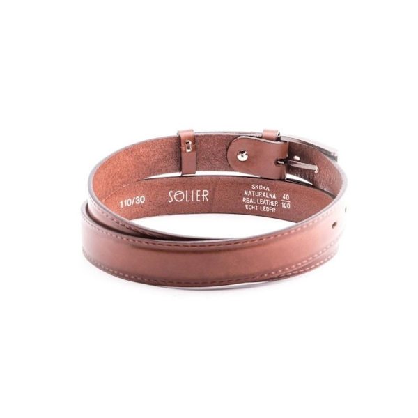 Bælter Solier SB09 Brun