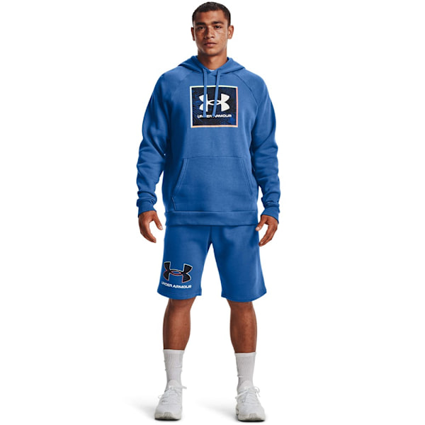 Puserot je Fleecet Under Armour Rival Fleece Graphic Hoodie Vaaleansiniset 178 - 182 cm/M