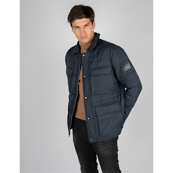 takki Tommy Hilfiger Quilted Airfield Tummansininen 169 - 173 cm/S
