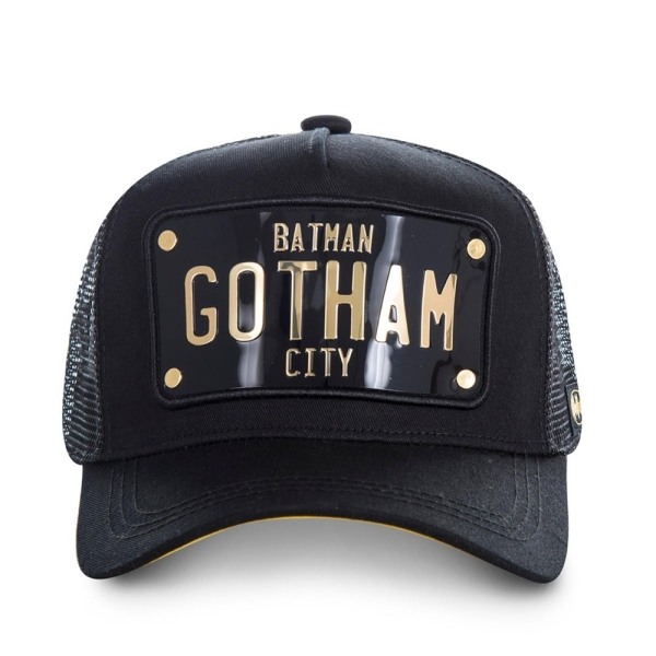Mössar Capslab DC Batman Gotham City Trucker Svarta Produkt av avvikande storlek