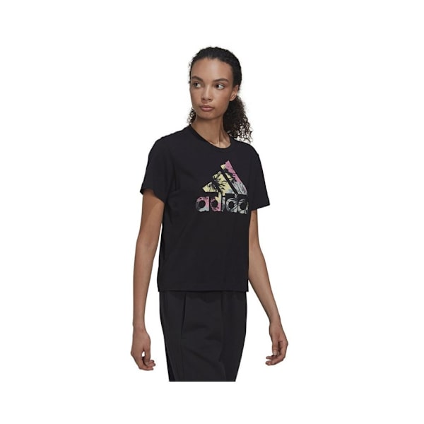 Shirts Adidas Allover Print Reg Tee W Svarta 152 - 157 cm/XS