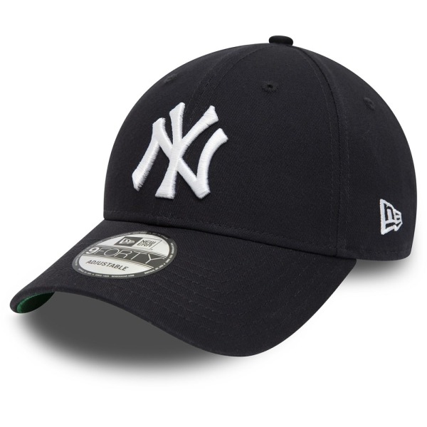 New Era New York Yankees Team Side Patch Adjustable Cap 9FORTY Sort Produkt av avvikande storlek