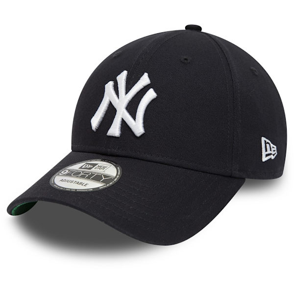 New Era New York Yankees Team Side Patch Adjustable Cap 9FORTY Svarta Produkt av avvikande storlek