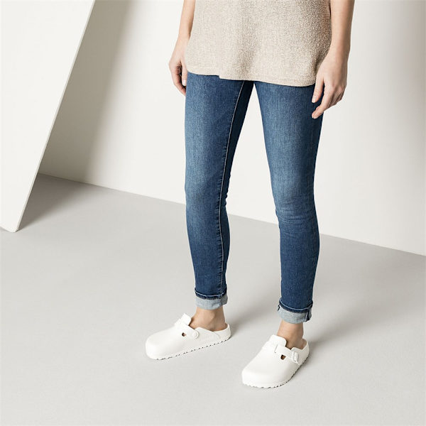 Puukengät Birkenstock Boston Eva White Valkoiset 40