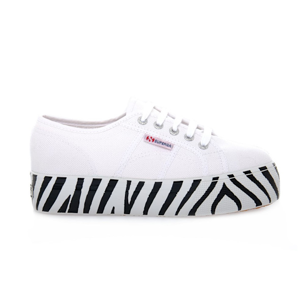 Sneakers low Superga Outsole Lettering Hvid,Sort 36