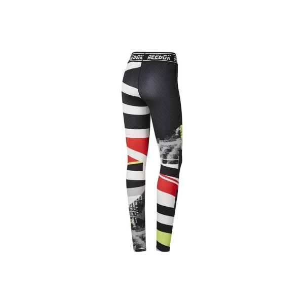 Byxor Reebok Wor Myt Engineered Tight Röda,Vit,Svarta 158 - 163 cm/XS