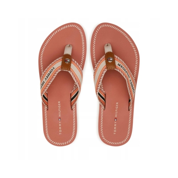 Varvassandaalit Tommy Hilfiger XW0XW01964SM8 Beesit,Vaaleanpunaiset 40