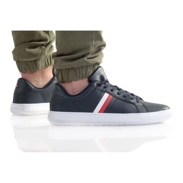 Lågskor Tommy Hilfiger Corporate Cup Leather Svarta 42