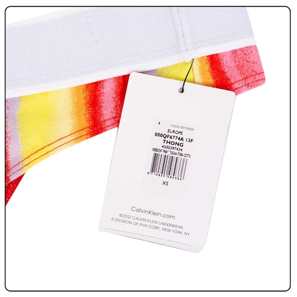 Majtki Calvin Klein 000QF6774A13F Röda,Gula XS